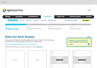 Creative Buyers Database Screen Shot